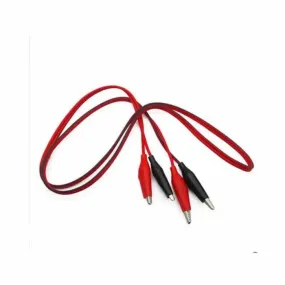 1m / 3ft Test Leads Set with Double-ended Alligator Clips Jumper Wire