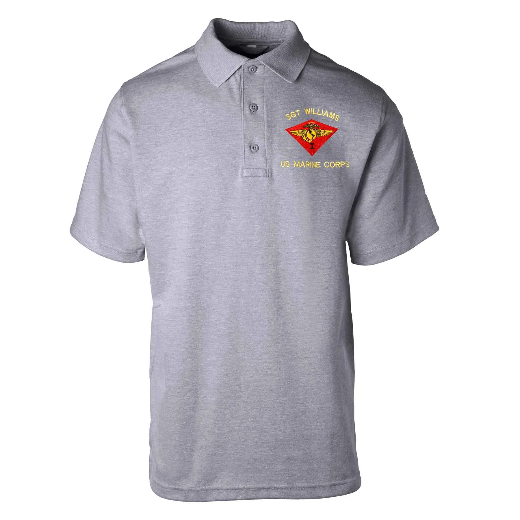 1st Marine Air Wing Embroidered Tru-Spec Golf Shirt