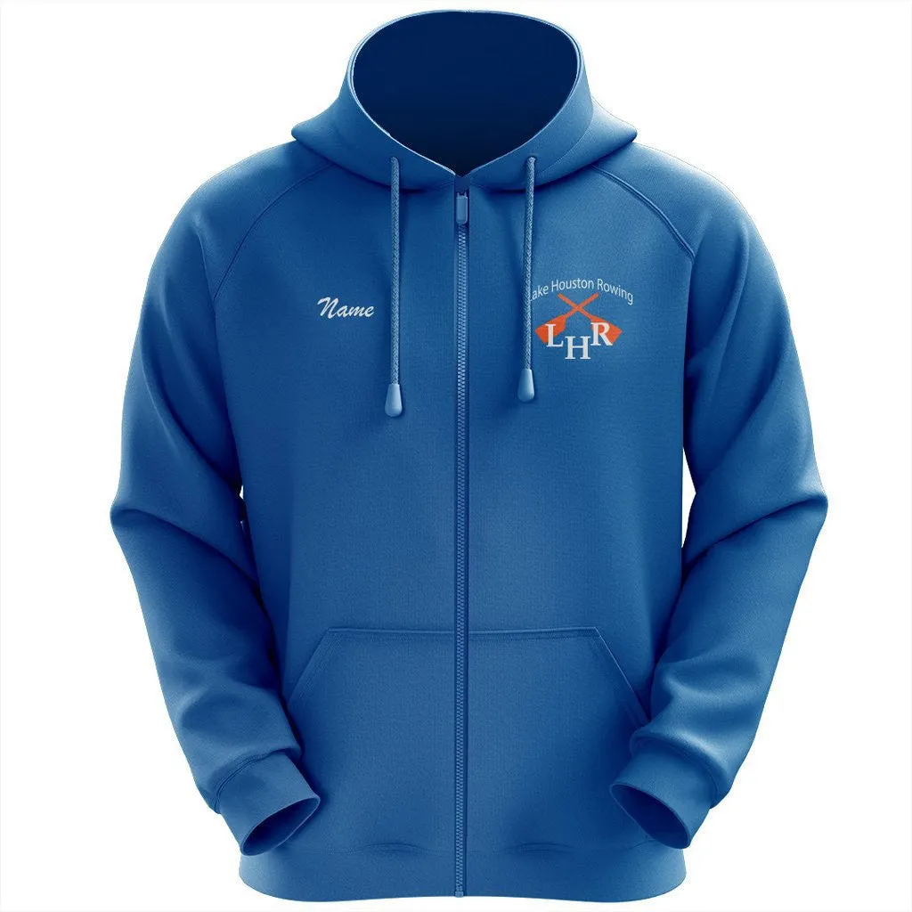 50/50 Hooded Lake Houston Rowing Full Zipper Sweatshirt