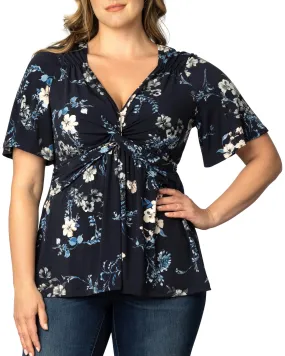 Abby Twist Front Top | FRENCH BLUE GARDEN