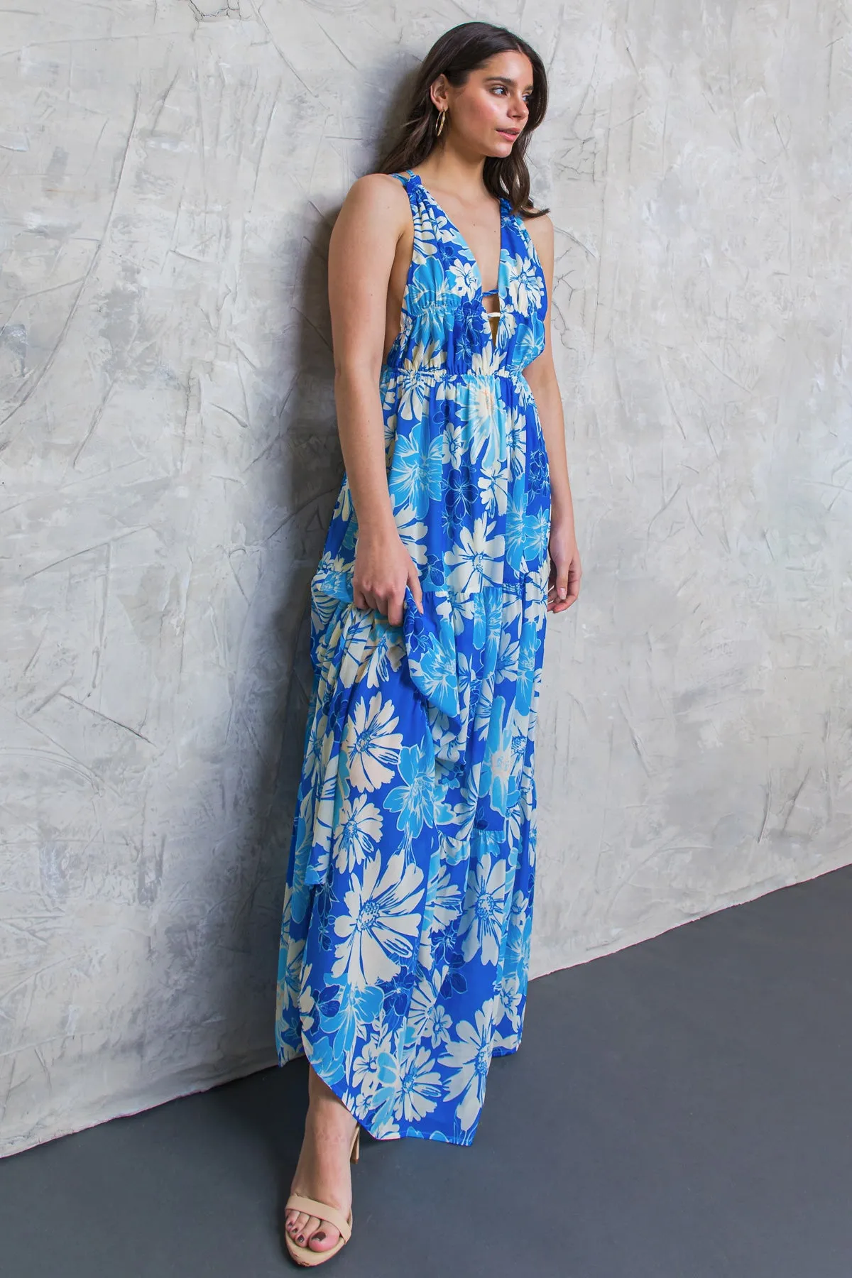 ADORABLE YOU WOVEN MAXI DRESS