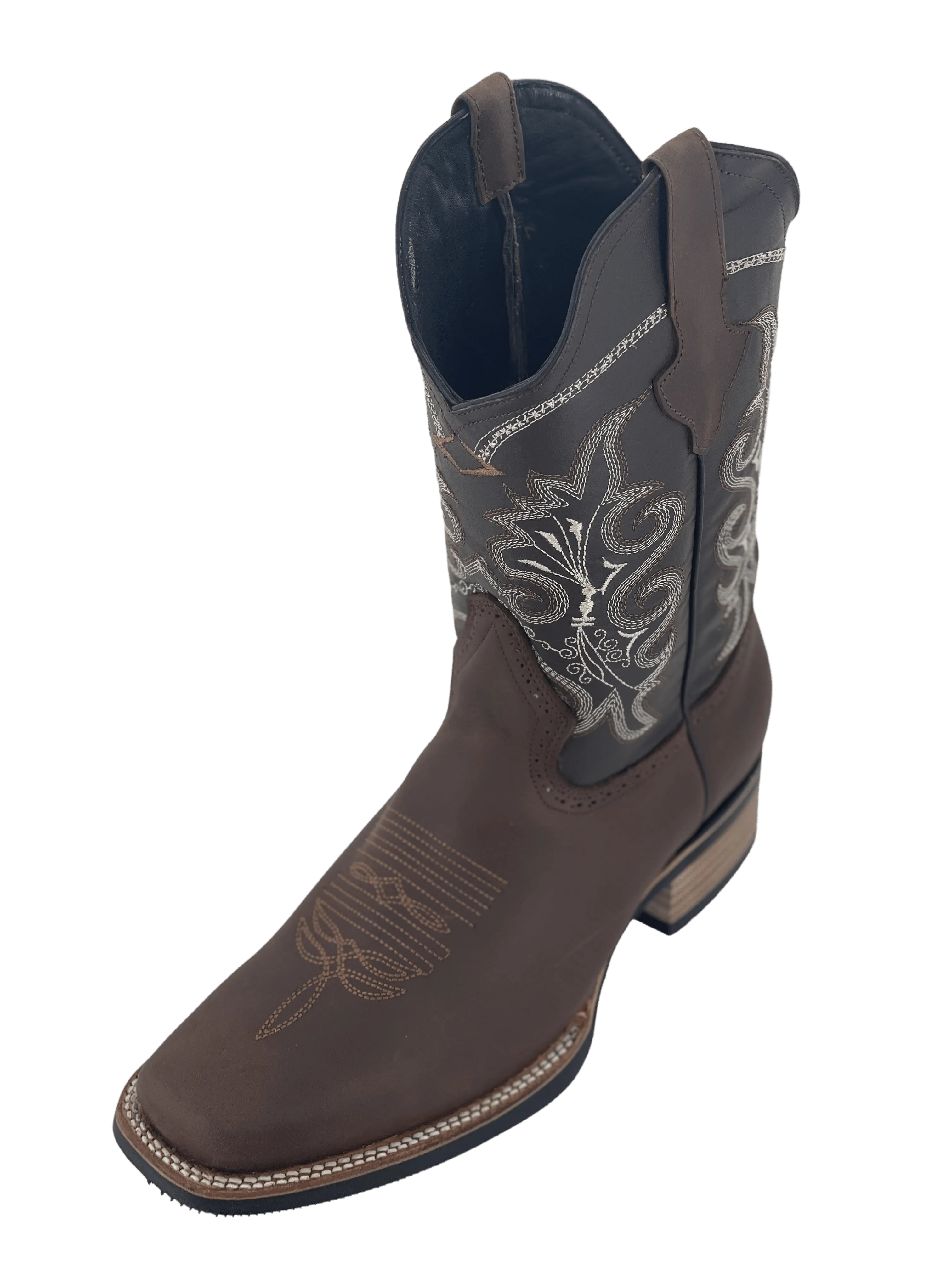 Blazer Brown Square Toe Rodeo Boot