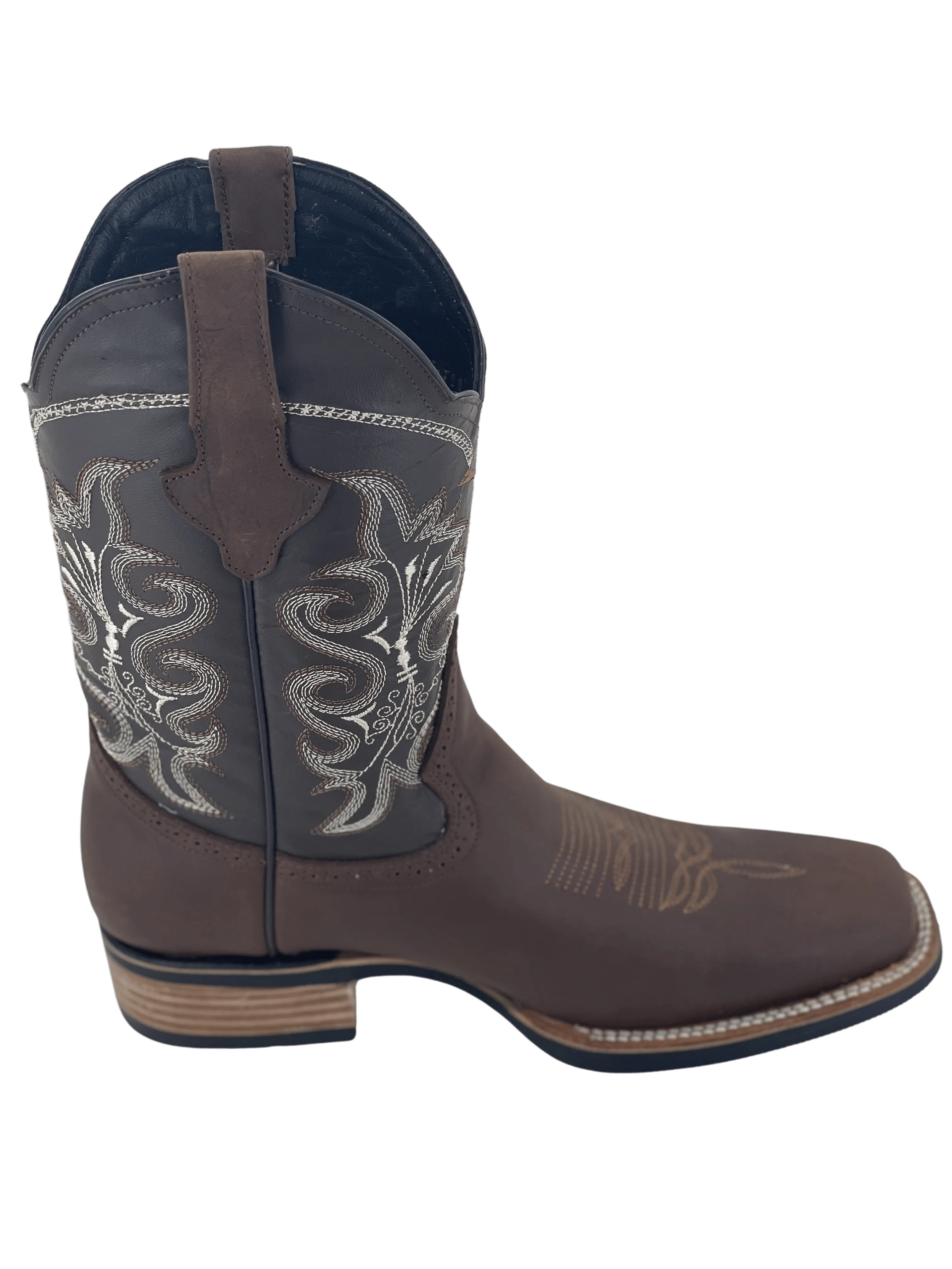 Blazer Brown Square Toe Rodeo Boot