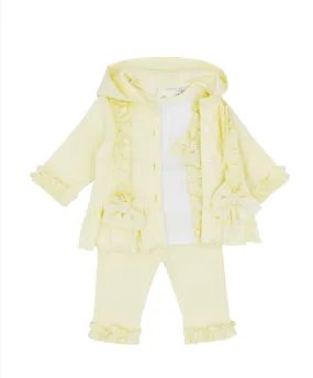 Blues Baby Girls Amalfi Collection Yellow Three Piece Lounge Set