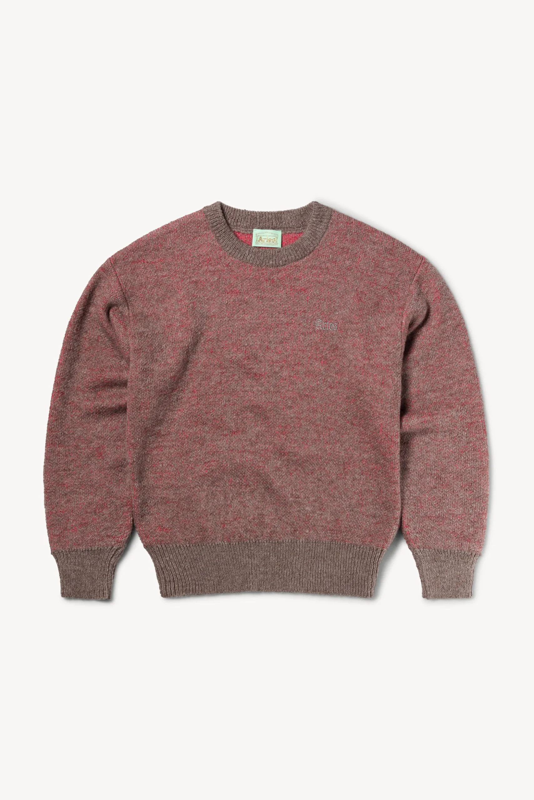 Brushed Mohair Crew Neck Knit Donkey