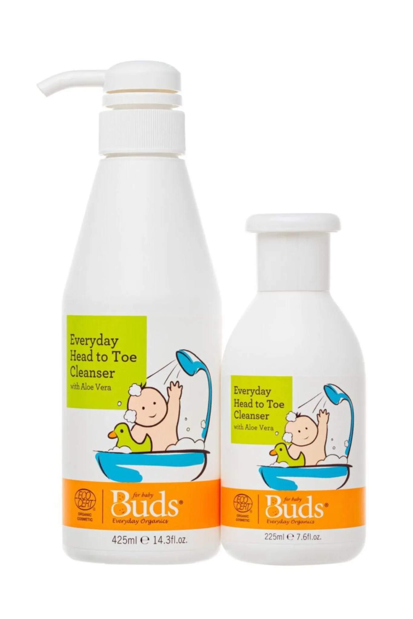 Buds Everyday Organics Head to Toe Cleanser 225ml