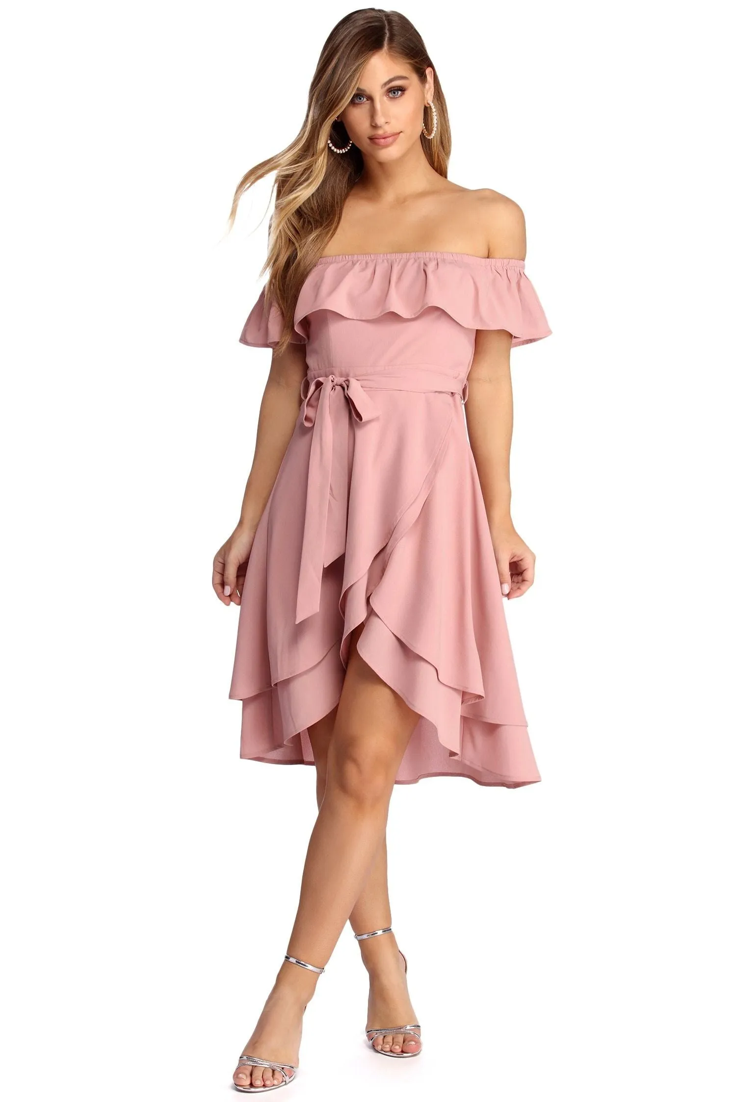 Chasing Dreams Stylish Ruffle Dress