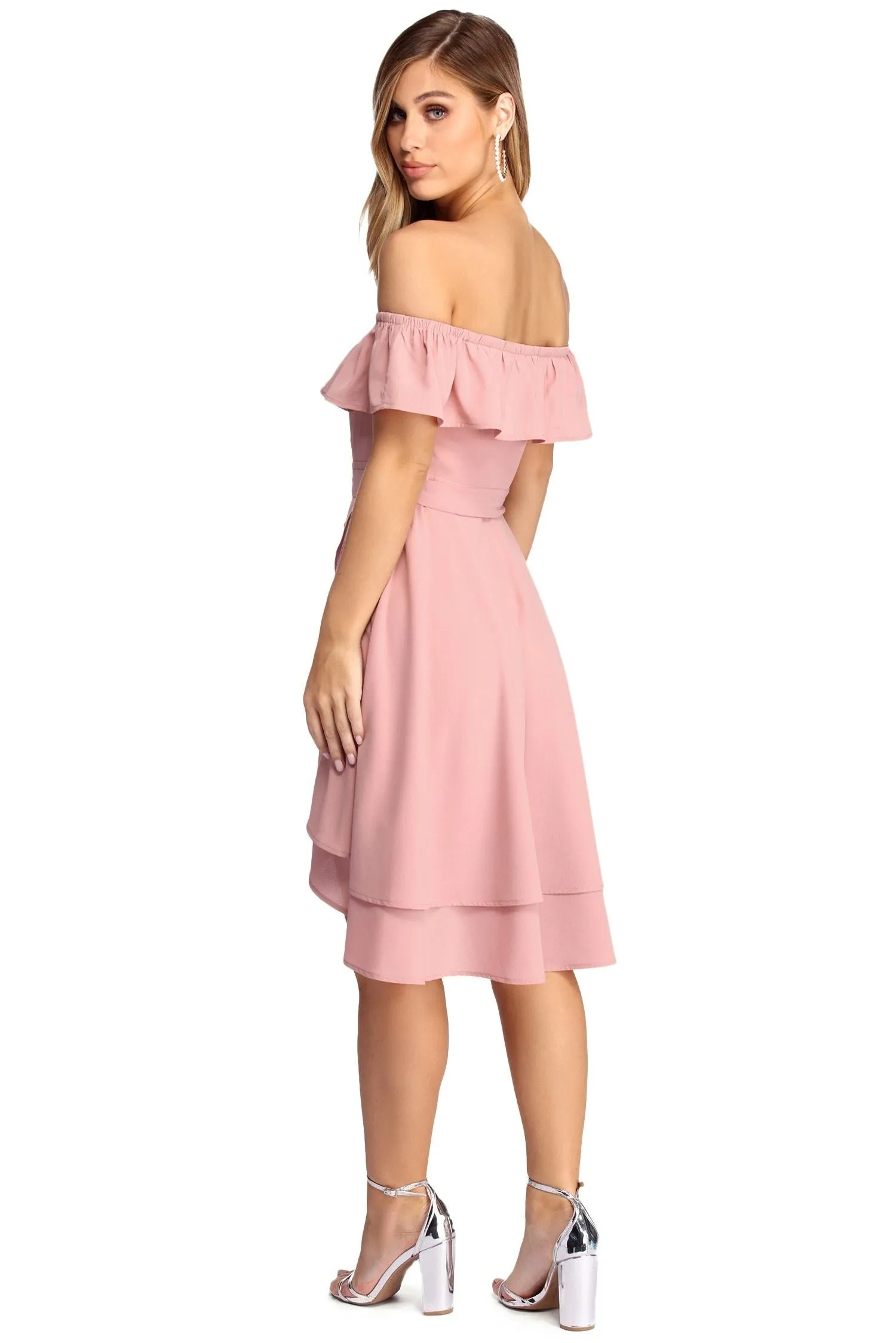 Chasing Dreams Stylish Ruffle Dress