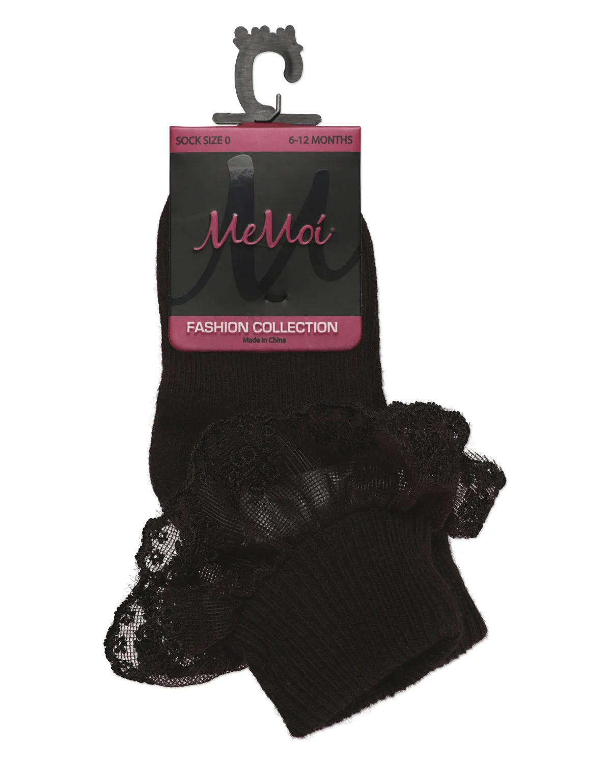 Classic Lace Girls Ruffle Anklet Socks