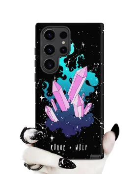 Crystal Queen Tough Phone Case for Samsung - Witchy Goth Anti-Scratch Shockproof Cover Cool Gothic Christmas Gifts