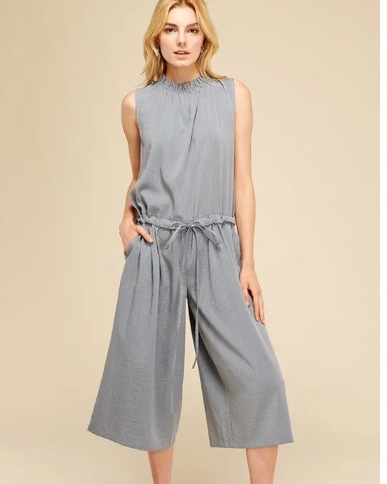 DUSTY CROPPED JUMPSUIT