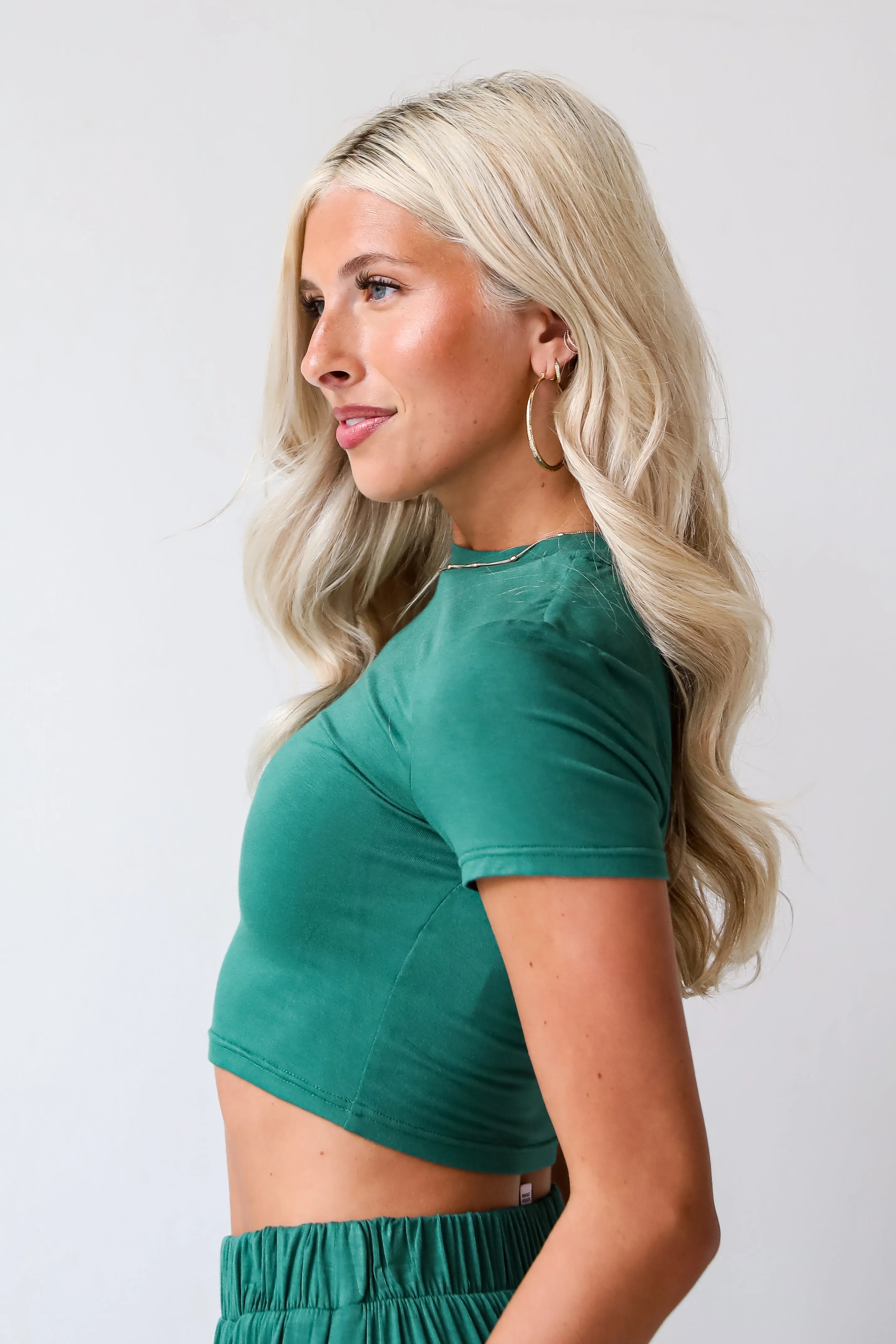 FINAL SALE - Best Of Days Cropped Tee - DU DEAL