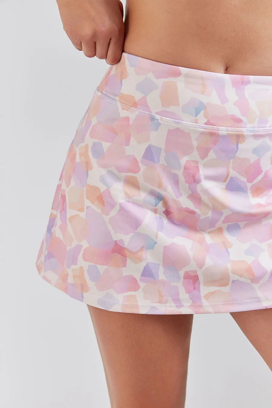 FlexFit Artistic Print Tennis Skirt