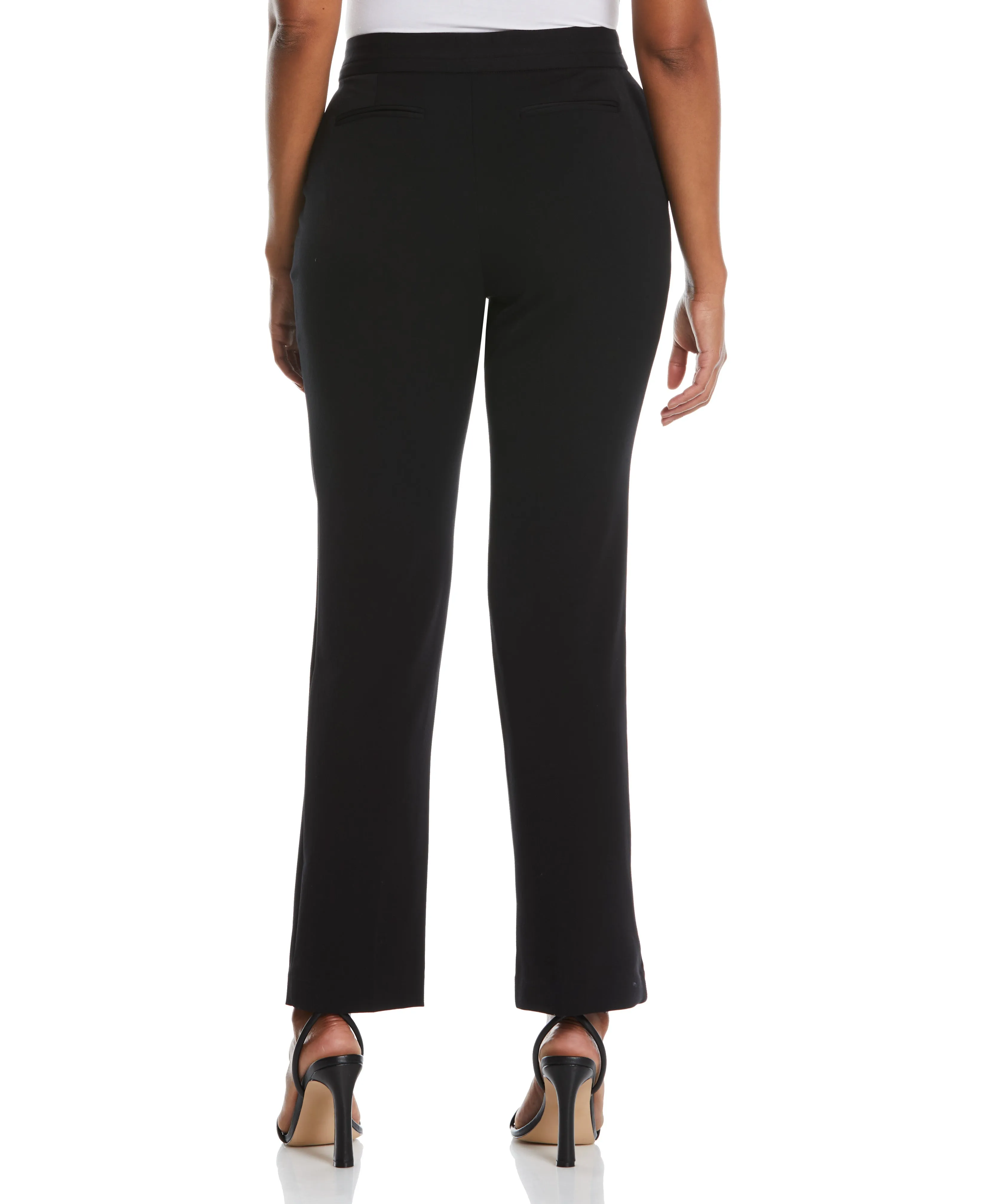 Gabardine Straight Leg Pant - Curvy Fit