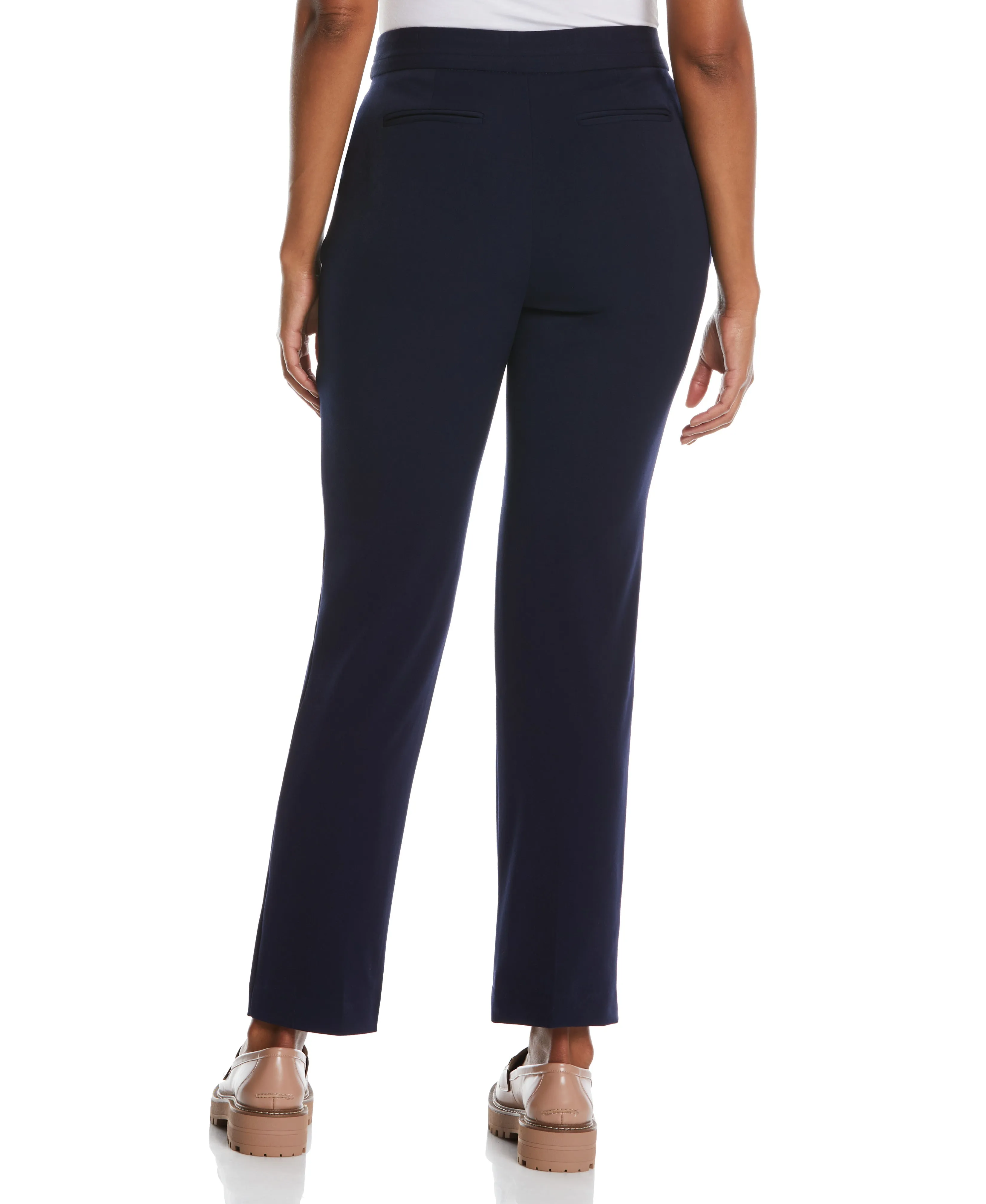 Gabardine Straight Leg Pant - Curvy Fit