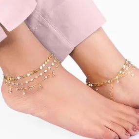 Golden Whimsical Moments Anklet