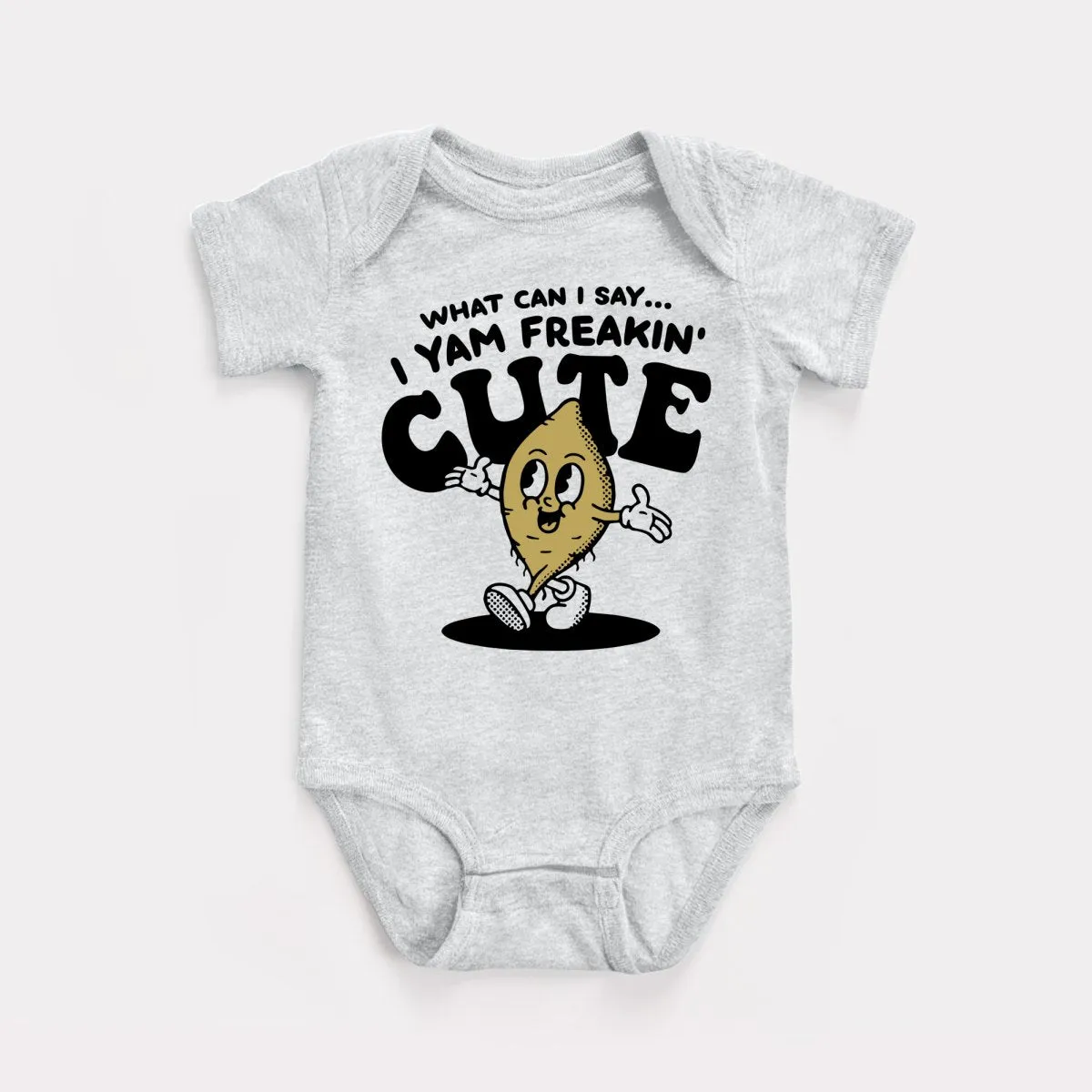 I Yam Freakin' Cute Baby Bodysuit