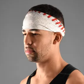 Old Baseball Double-sided Wide Headband