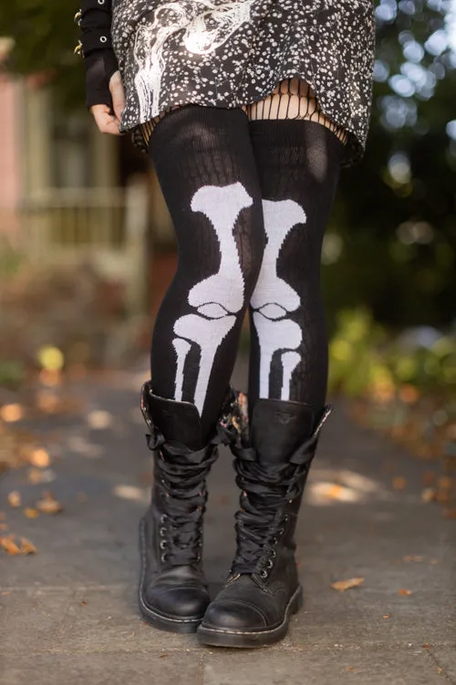 Skeleton Thigh High