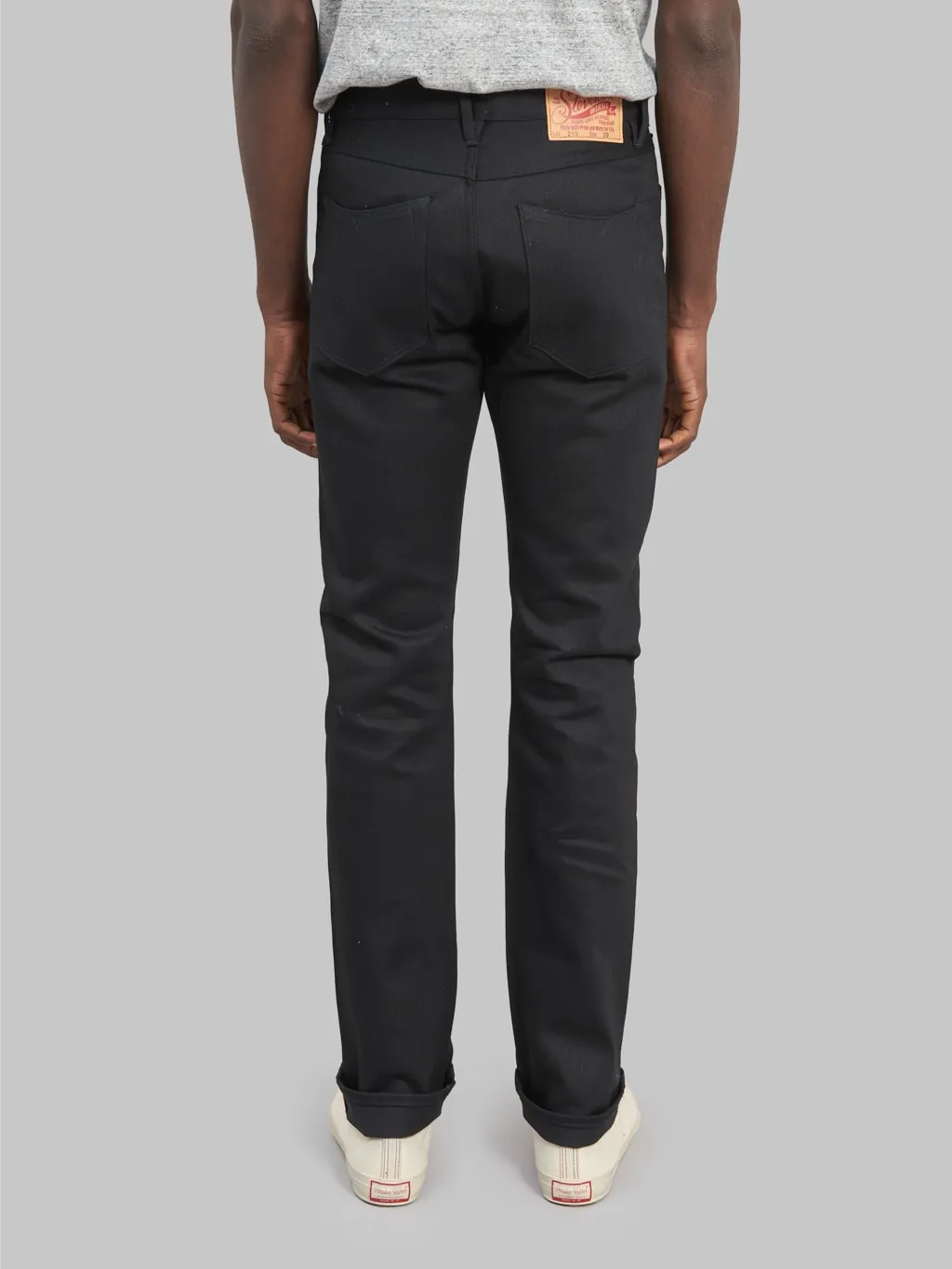 Stevenson Overall Co. Big Sur 210 12oz Slim Tapered Jeans Solid Black