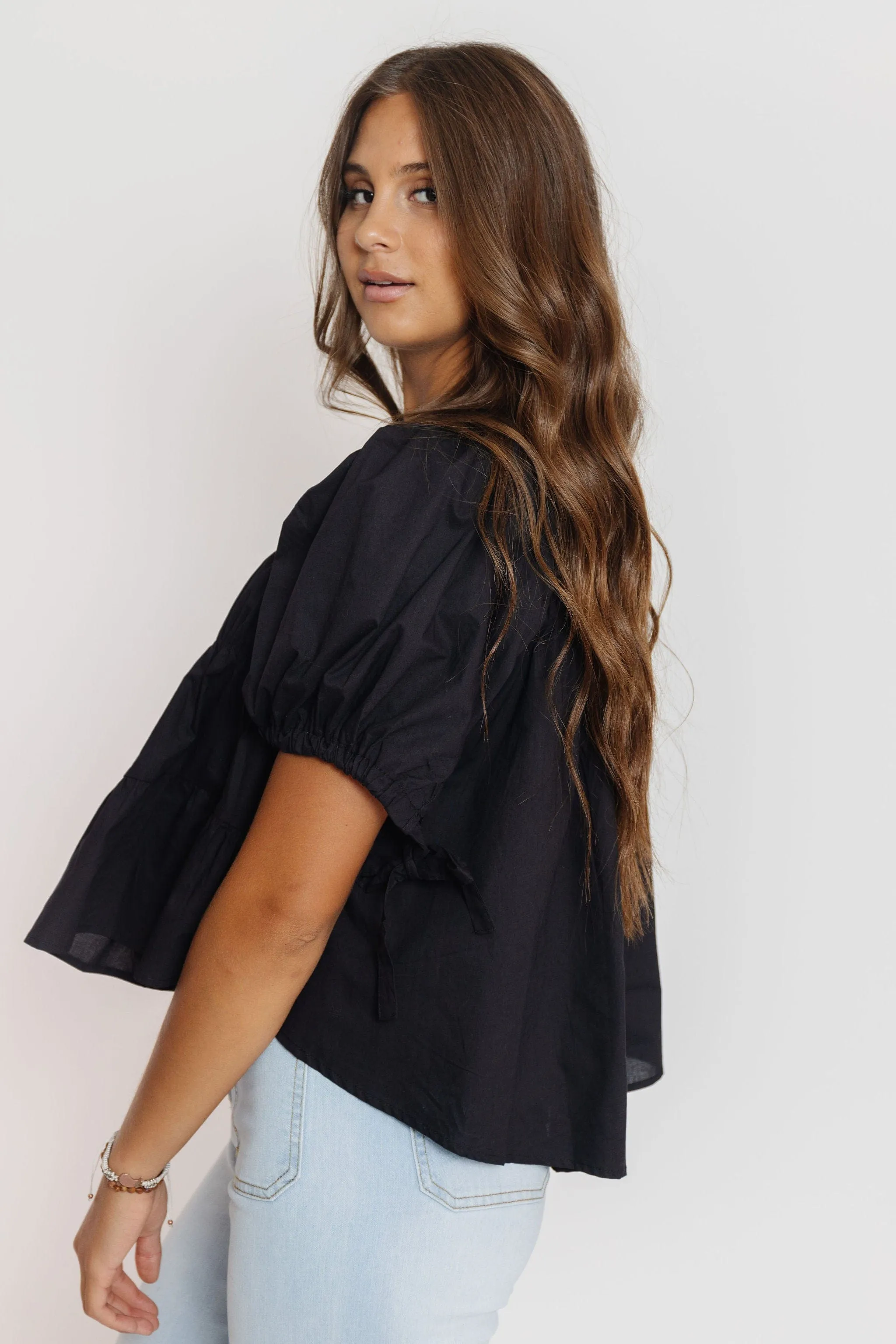 Thena Blouse in Black