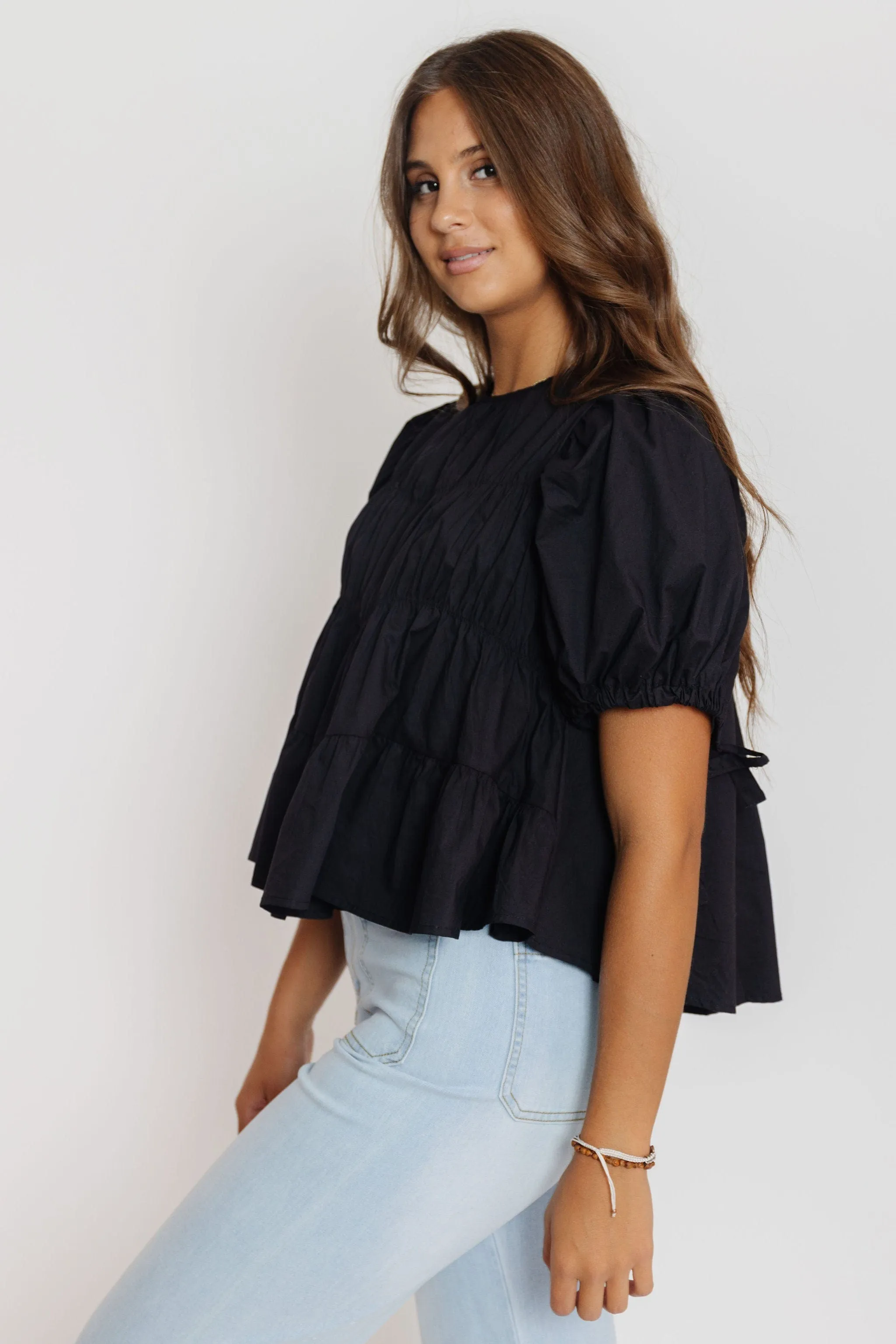 Thena Blouse in Black