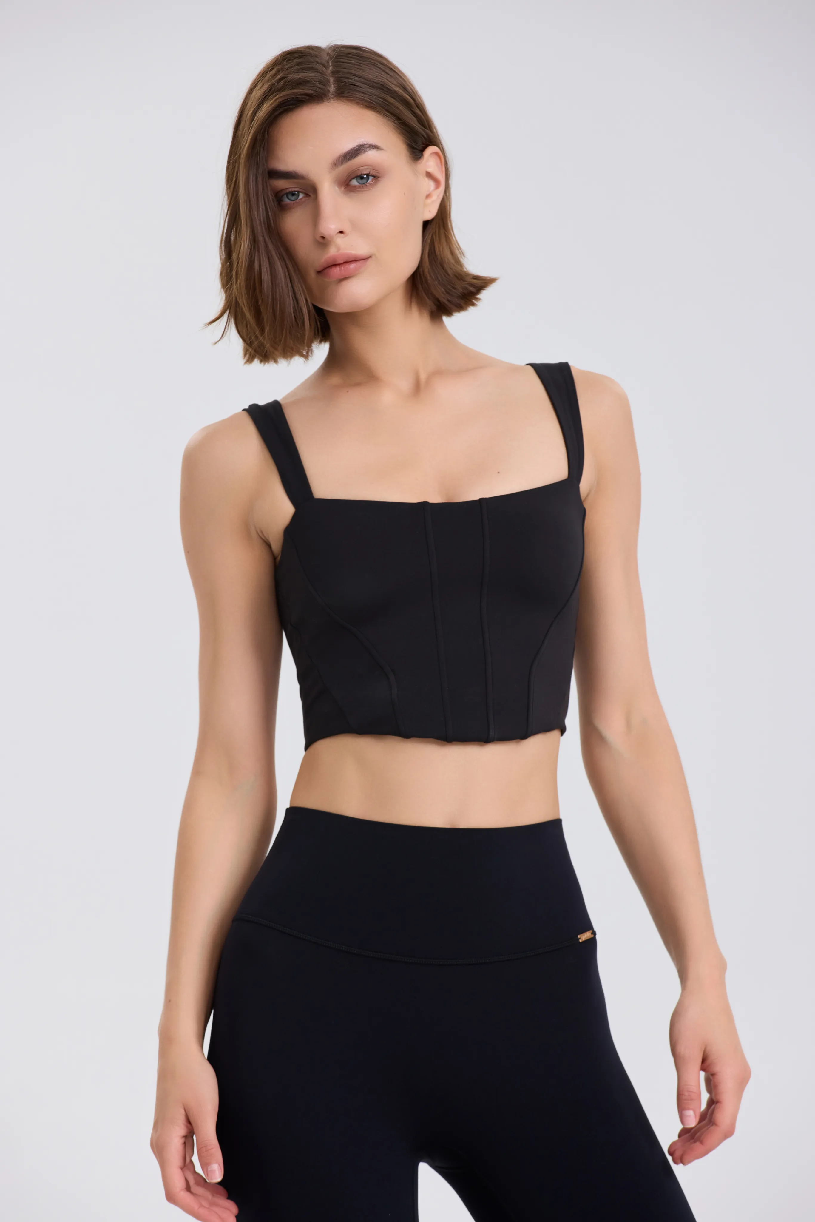 Tyra Corset Top - Black