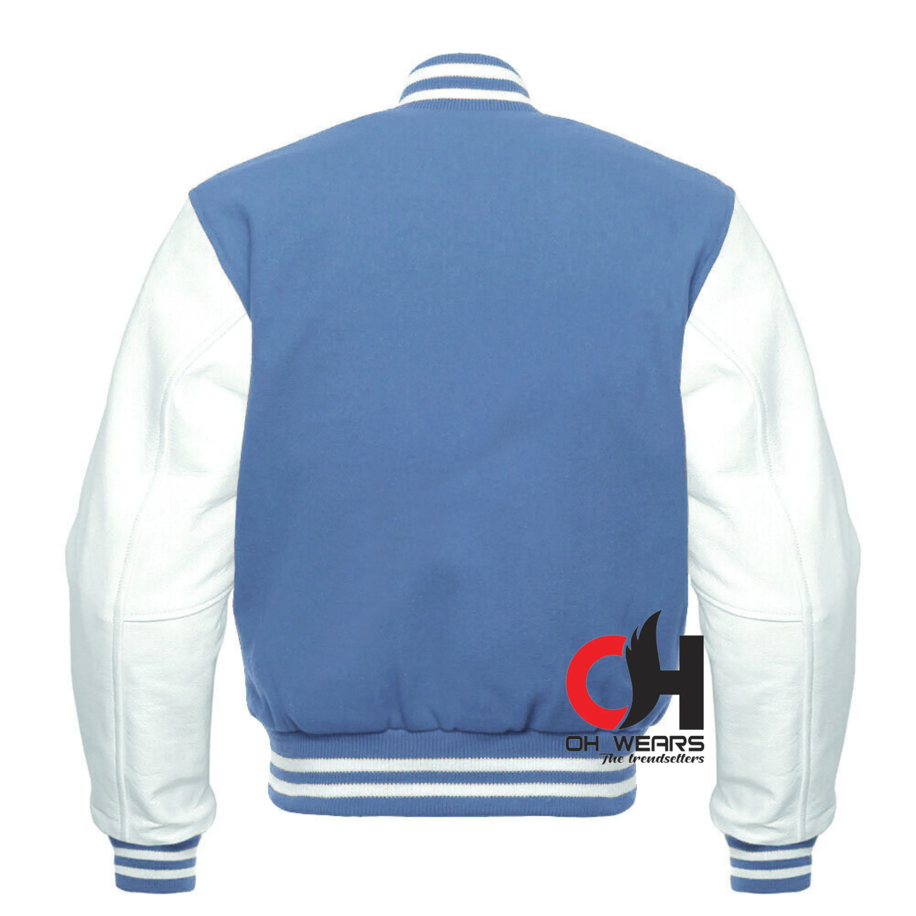 Unisex Wool Leather Varsity Jacket