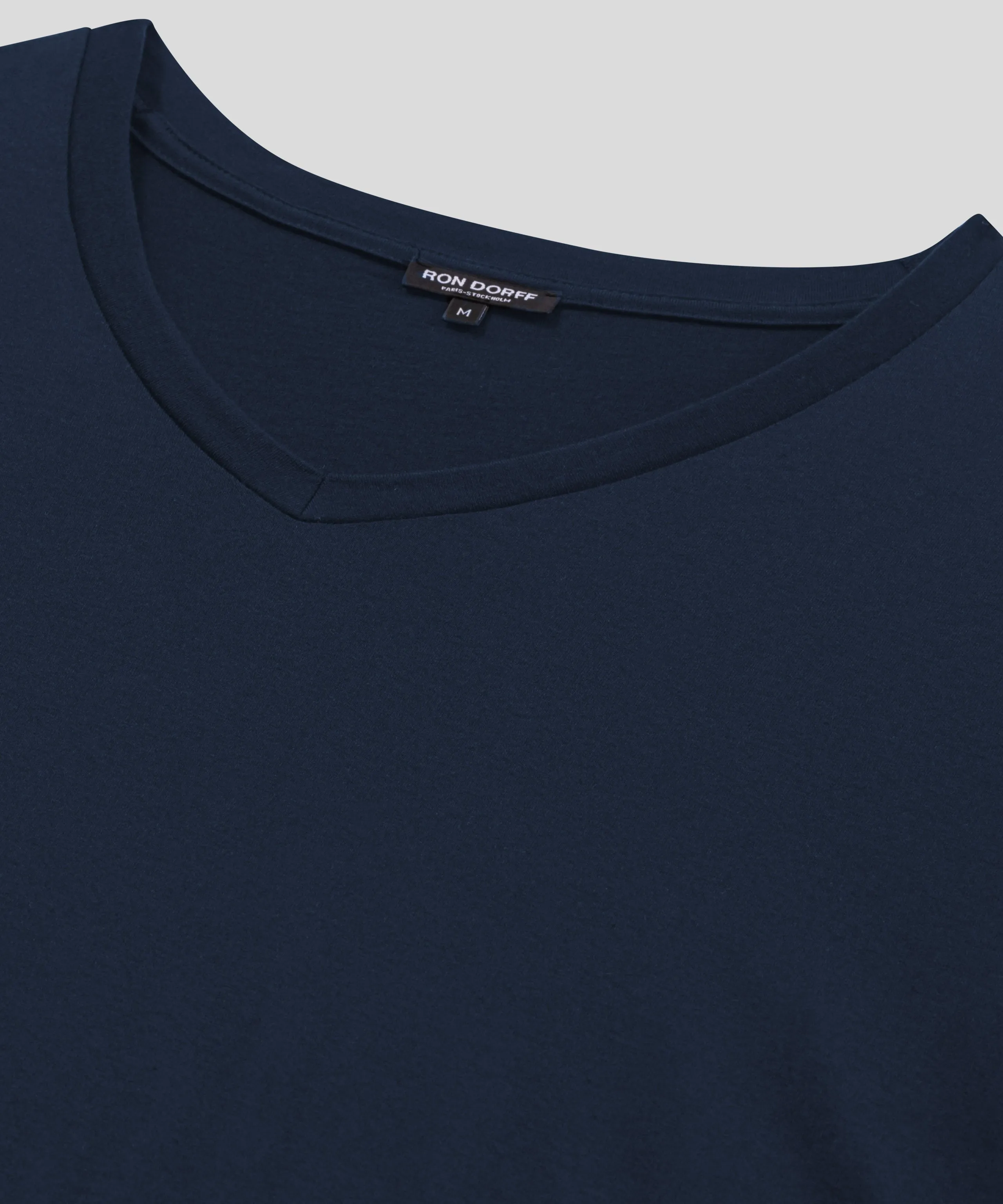 V Neck T-Shirt Eyelet Edition: Navy